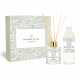 Bouquet d'ambiance parfumé box and its olive wood refill