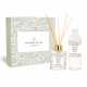 Bouquet d'ambiance parfumé box and its olive wood refill