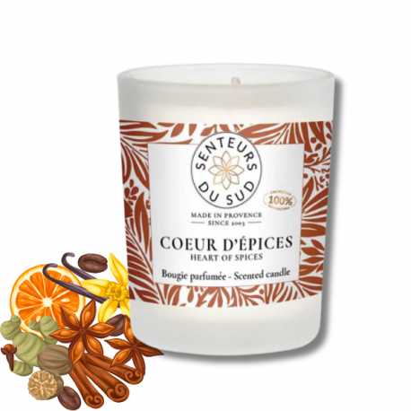 Bougie 75g Coeur d'épices