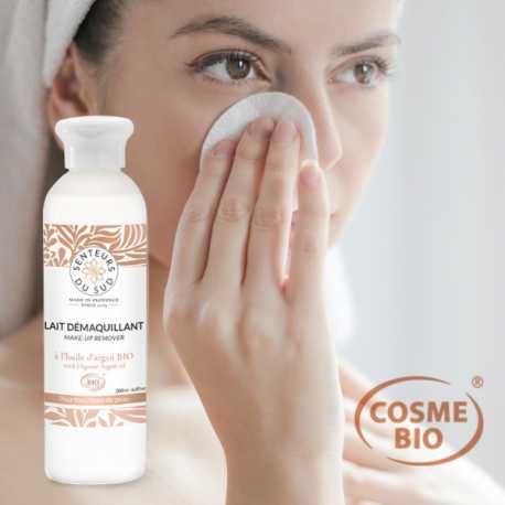 Lait démaquillant à l'huile d'Argan bio 200ml