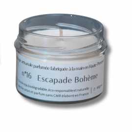 Bougie parfumée artisanale, vegan - Escapade Bohème