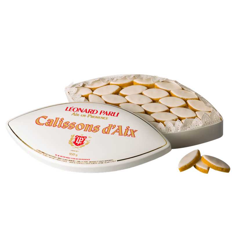 Traditional box of Calissons from Aix-en-Provence 230g - Léonard Parli